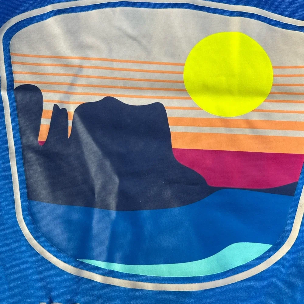 New Arcadia Trail Blue Mountains high visibility dog shirt L